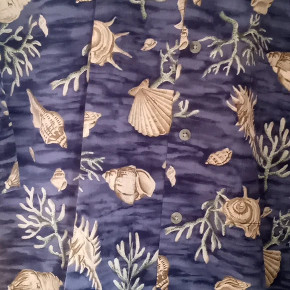 Vintage 90's Y2K Pierre Cardin Men's Cotton Hawaiian Shirt - Picture 8 of 8